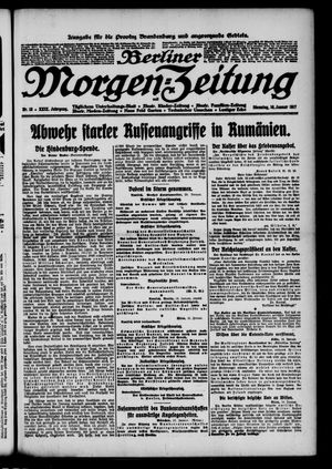 Berliner Morgen-Zeitung vom 16.01.1917
