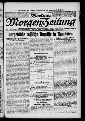 Berliner Morgenzeitung vom 20.01.1917