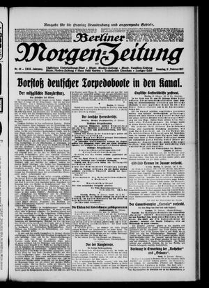 Berliner Morgen-Zeitung vom 27.02.1917