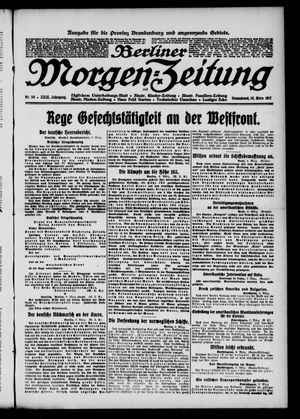 Berliner Morgenzeitung vom 10.03.1917