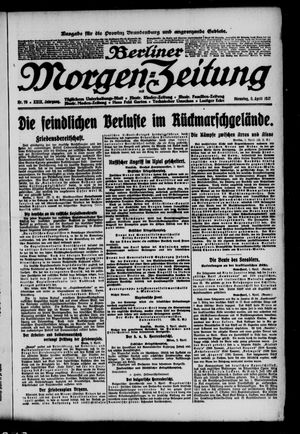 Berliner Morgen-Zeitung vom 03.04.1917