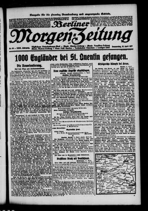 Berliner Morgen-Zeitung vom 12.04.1917