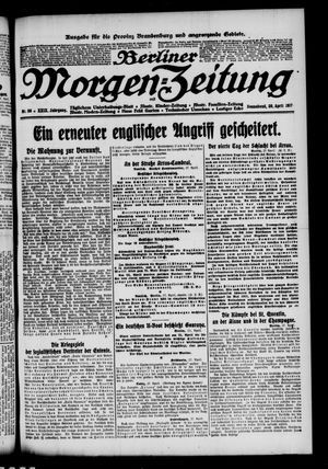 Berliner Morgen-Zeitung vom 28.04.1917