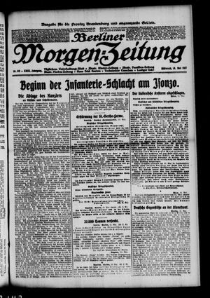 Berliner Morgen-Zeitung vom 16.05.1917
