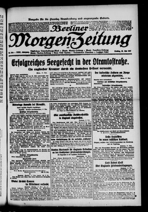 Berliner Morgen-Zeitung vom 18.05.1917