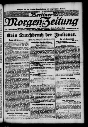 Berliner Morgen-Zeitung vom 26.05.1917