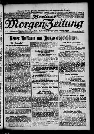 Berliner Morgen-Zeitung vom 30.05.1917
