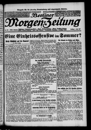 Berliner Morgen-Zeitung vom 01.06.1917