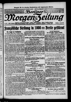 Berliner Morgen-Zeitung vom 03.06.1917