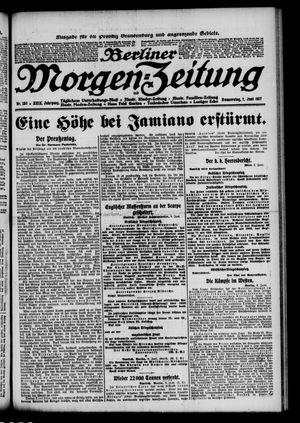 Berliner Morgen-Zeitung vom 07.06.1917