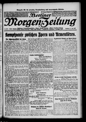Berliner Morgen-Zeitung vom 10.06.1917