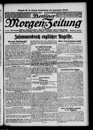 Berliner Morgen-Zeitung on Jun 12, 1917