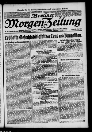 Berliner Morgen-Zeitung vom 22.06.1917