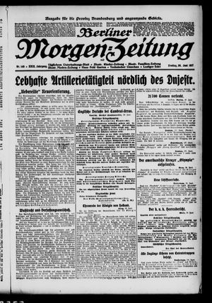 Berliner Morgen-Zeitung on Jun 29, 1917