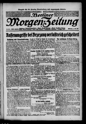 Berliner Morgen-Zeitung vom 04.07.1917