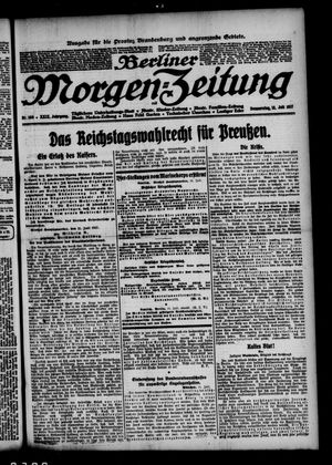 Berliner Morgen-Zeitung vom 12.07.1917