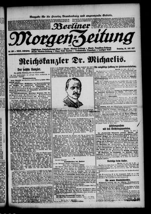 Berliner Morgen-Zeitung vom 15.07.1917