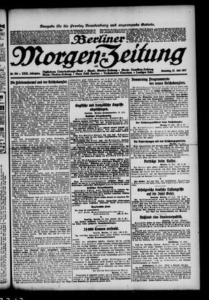 Berliner Morgen-Zeitung vom 17.07.1917