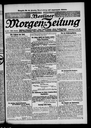 Berliner Morgen-Zeitung vom 19.07.1917