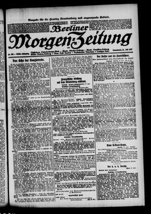 Berliner Morgen-Zeitung vom 21.07.1917