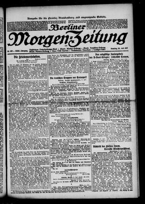 Berliner Morgen-Zeitung vom 22.07.1917