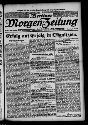 Berliner Morgen-Zeitung vom 24.07.1917