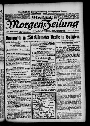 Berliner Morgen-Zeitung vom 25.07.1917