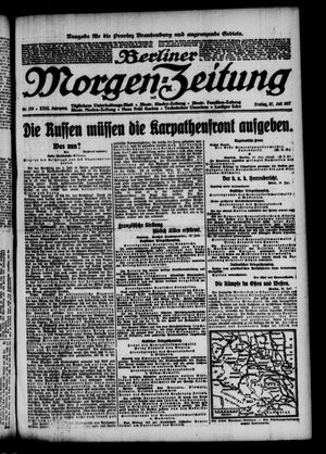Berliner Morgen-Zeitung vom 27.07.1917