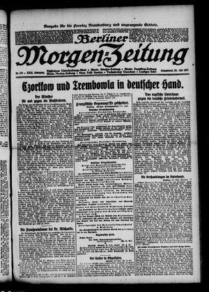 Berliner Morgen-Zeitung vom 28.07.1917