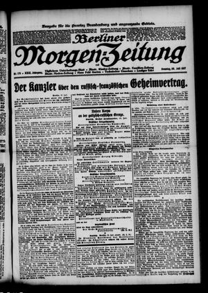 Berliner Morgen-Zeitung vom 29.07.1917