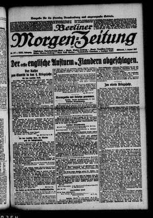 Berliner Morgen-Zeitung vom 01.08.1917
