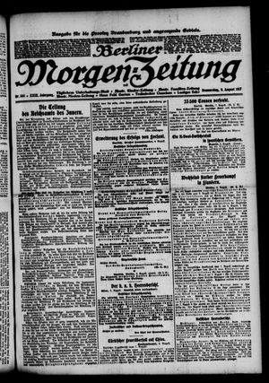 Berliner Morgen-Zeitung vom 09.08.1917