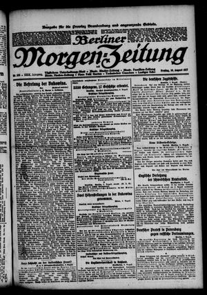 Berliner Morgen-Zeitung vom 10.08.1917