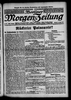 Berliner Morgen-Zeitung vom 12.08.1917