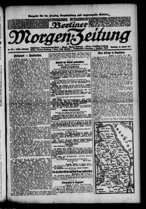 Berliner Morgen-Zeitung vom 14.08.1917