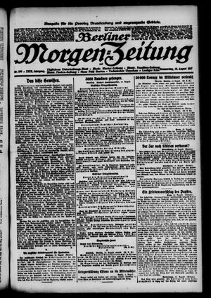 Berliner Morgen-Zeitung vom 16.08.1917