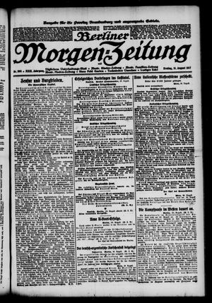 Berliner Morgen-Zeitung vom 31.08.1917