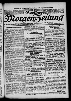 Berliner Morgen-Zeitung vom 02.09.1917