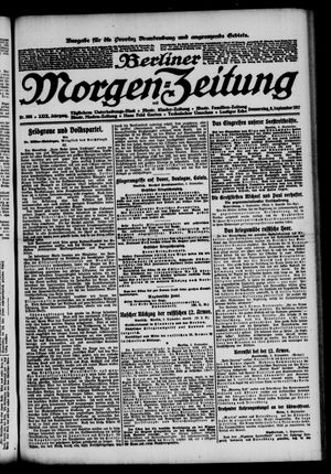 Berliner Morgen-Zeitung vom 06.09.1917