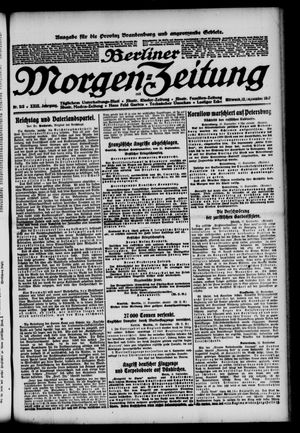 Berliner Morgen-Zeitung vom 12.09.1917