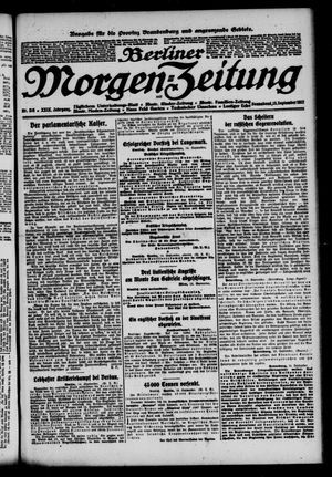 Berliner Morgen-Zeitung vom 15.09.1917