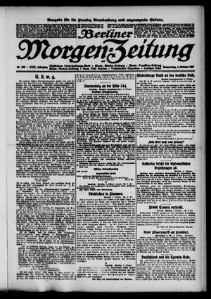 Berliner Morgen-Zeitung vom 04.10.1917