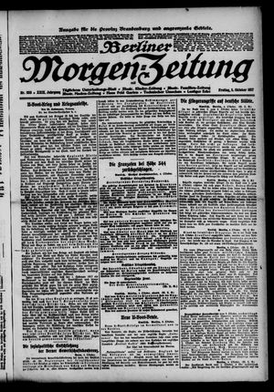 Berliner Morgen-Zeitung vom 05.10.1917