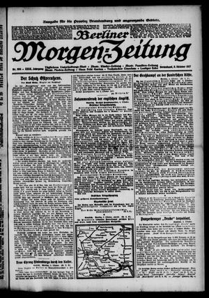 Berliner Morgen-Zeitung vom 06.10.1917