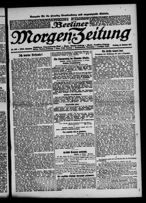 Berliner Morgen-Zeitung vom 12.10.1917