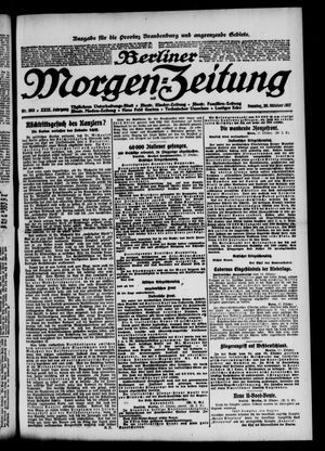 Berliner Morgen-Zeitung vom 28.10.1917