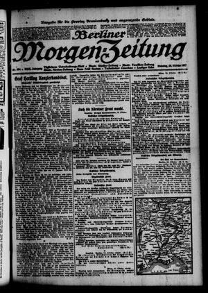 Berliner Morgen-Zeitung vom 30.10.1917