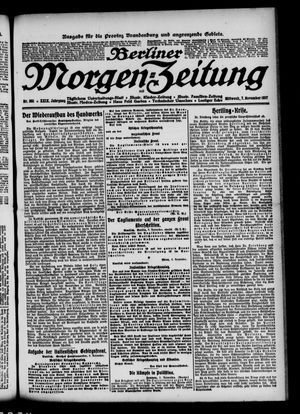 Berliner Morgen-Zeitung vom 07.11.1917