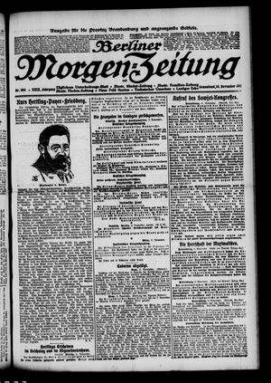 Berliner Morgen-Zeitung vom 10.11.1917