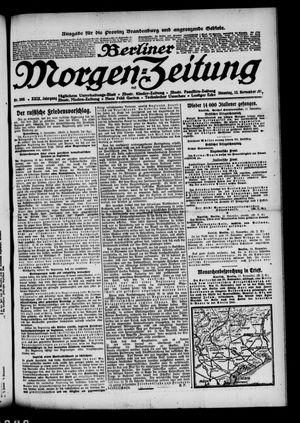 Berliner Morgen-Zeitung vom 13.11.1917
